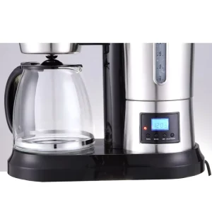 Chinese Factory 1.8L LCD Screen Control Business Home Office Use Coffee Machine Electric Tabletop Coffee Maker