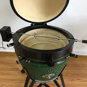 Chinese Factory BBQ Accessories Rotisserie for 25 Inch BBQ Grill Kamado Smoker Cooking Grill Rotisserie