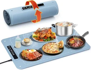 Chinese Supplier 10s Rapid Heating Electric Portable Hot Plate Food Warming Tray for Countertop