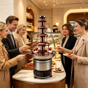 Chocolate Fountain Machine 4 5 6 7 Tiers Dual Voltage 110V 220V Chocolate Waterfall Maker