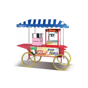 Cinema Big Electric Automatic Popcorn Machine with Cart Popcorn Makers From China
