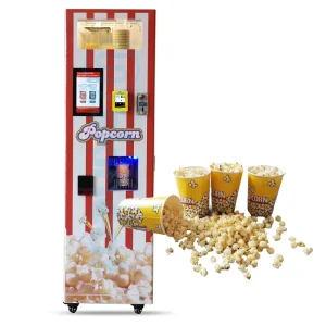 Cinema Snack Vending Machine 24 HOURS Self Service New Design Machine Automatic Popcorn Maker