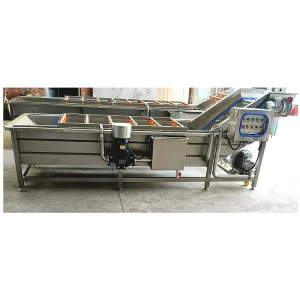 Circulating Water Pump Bubble Washer Saves 60% Water During Continuous Fruit Cleaning