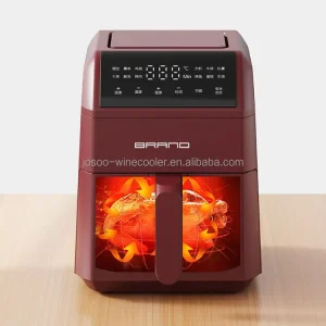 Classic Square Electric Plastic Air Fryer Oven Multifunction Mini 3L Hotel Garage Household PTFE Non Stick Energy