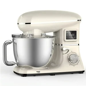 Classic Stand and Hand Mixer 6L 6 Speeds with QuickBurst Bowl Rest Peak Power Black and Stainless Electric Kitchen Mixer