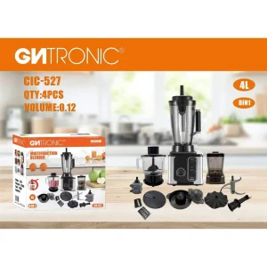 Cntronic 4L 8 in 1 Multifunctional Power Household Mixer Grinder Heavy Duty Machine Portable Ice Smoothie Blenders