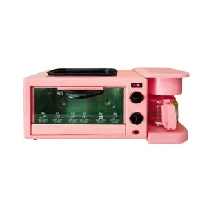Coffee BBQ Breakfast Maker Toaster 3 in 1 Electric Household Mini Oven Home Stainless Steel 220V English Frying Pan 3 in 1 220