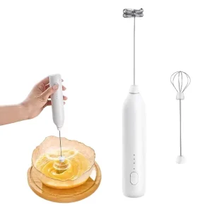 Coffee Drinks Quick and Efficient Electric Whisk Foamer Fully Rechargeable Supplied USB C Cable Wireless Milk Frother