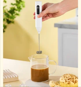 Coffee Drinks Quick and Efficient Electric Whisk Foamer Fully Rechargeable Supplied USB C Cable Wireless Milk Frother