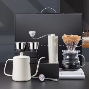 Coffee Gift Set and Grinder Couple Coffee Mugs Set for Wedding Gift Coffee Mug