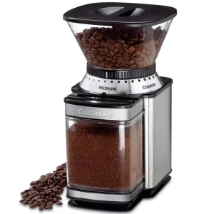 Coffee Grinder Electric Burr One Touch Automatic Grinder with 18 Position Grind Selector Stainless Steel