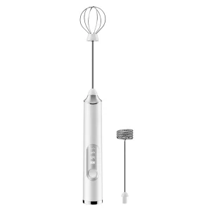 Coffee Mini Milk Frother Handheld Automatic Milk Frother Electric Stainless Steel Milk Frother for Home Use