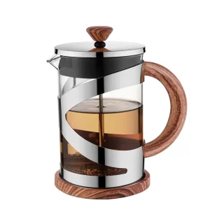 Coffee Press French Press Coffee Maker Heat Resistant Glass 800ml Christmas Space Transparent Valentine Quantity