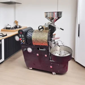 Coffee Roaster Machine for Home and Commercial Use with Customizable Roasting Profiles