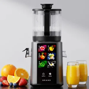 Cold Press Juicer 6.14in Easy to Clean Low Noise 1-Piece Custom Slow Masticating Juicer Factory Direct for Home&Kitchen OEM/ODM