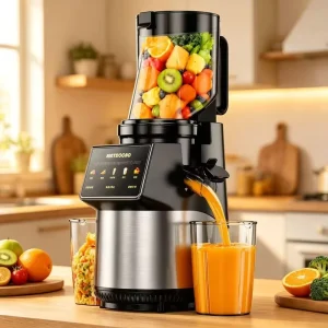 Cold Press Slow Digital Juicer Wide Mouth Fruit Extractor Anti-Clog Reverse High Yield Separator Home Commercial OEM Machine