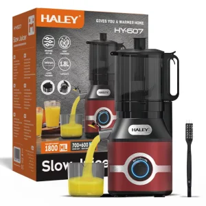 Cold Press Slow Juicer Extractor 1.8L Large Caliber Juicer Machine with Reverse Function Quiet Motor