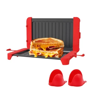College Students Busy Professionals Choice Microwave Sandwich Maker Grill Cheese Maker Non Stick Dishwasher Baking Dishes Pans