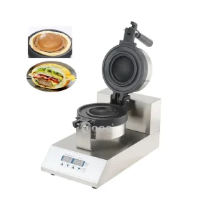 Commercial 110V/220V Electric UFO Burger Machine Krapfen Warmer Italian Ice Cream Gelato Panini Press Sandwich Waffle Maker