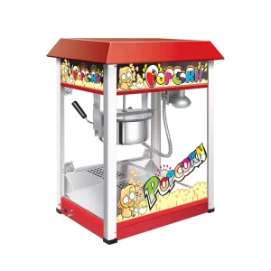 Commercial 12 oz Kettle Popcorn Machine Mini Theater Popcorn Maker with 1440 W 220V New Condition for Home Use