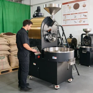 Commercial 15KG Advanced Control GAS Coffee Roaster Machine