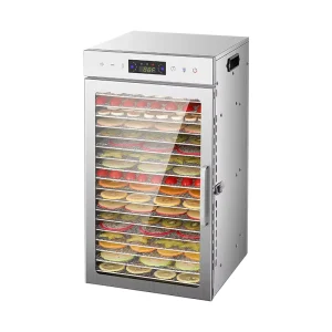 Commercial 18 Layer Food Dehydrator Multifunction Dryer for Fruits Vegetables Meat Snacks Home Food Drying Machine