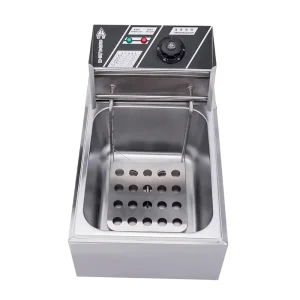 Commercial 2 Basket Electric Fryer Stainless Steel Deep Fryer Machine