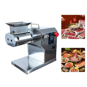 Commercial 2 in 1 Stainless Steel Meat Grinder and Tenderizer Machine Automatic Electric Meat Slicing Cutting Machine 300kg h
