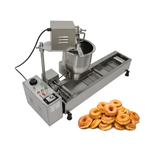 Commercial 20 Electric Single Row Automatic 3 Moulds Donut Fryer Snack Food Equipment