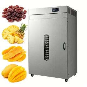 Commercial 20-Tray Large Capacity Stainless Steel Electric Food Dehydrator & Fruit Dryer for Chili & Vegetable 110/220V