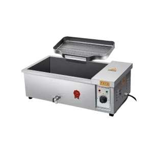 Commercial 25L Electric Table Top Deep Fryer for Fried Chicken Wings and French Fries