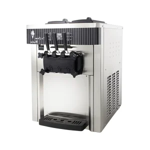 Commercial 3 Flavor Soft Serve Ice Cream Machine Countertop Automatic Soft Ice Cream Maker for Dessert Shop