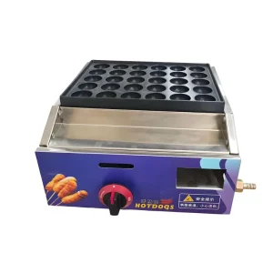 Commercial 30-Hole Gas Muffin Pancake Maker Stainless Steel Mini Crepe Cake Machine for Kitchen Equipment Crepe Maker