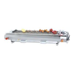 Commercial 304 Stainless Steel Gas Rotisserie LPG Smokeless BBQ Grill 23000 BTU High Efficiency 6 Months Warranty Model GB 220