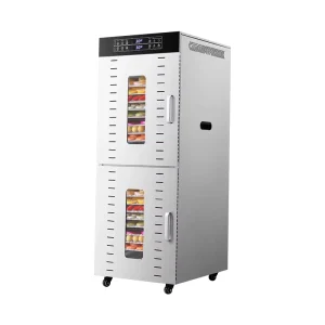 Commercial 32 Layers Double Cabinets Stainless Steel Garlic Dehydrator Fruit Meat Dryer Dehydrator