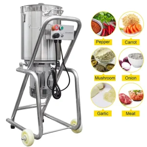 Commercial 32L Stainless Steel Copper Motor Onion Paste Blender Pork Fish Crushing Machine Carrot Cabbage Chopper Fruit Tomato