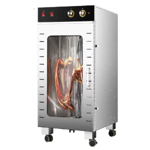 Commercial 40 kg batch With 50 Hooks Automatic Rotation Dehydrator Machine Meat Dehydrator for Jerky Biltong