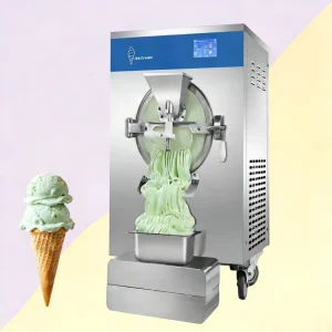 Commercial 40L/H Tabletop Gelato & Hard Ice Cream Maker with Compressor