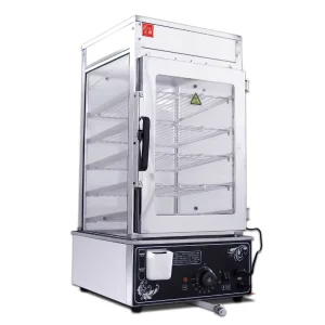 Commercial 5/6-Layer Electric Bun Steamer Food Warmer Cabinet Eco-Friendly Modern Design Stainless Steel Buffet Restaurant