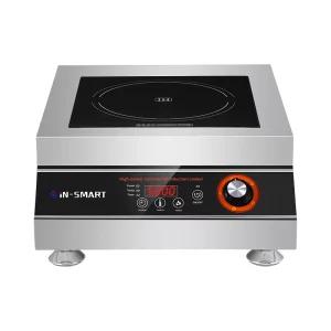 Commercial 5000W Electric Induction Cooker Concave Flat Cooktop High Power Stainless Steel Stove Hob Hotplate Restaurant Hotel