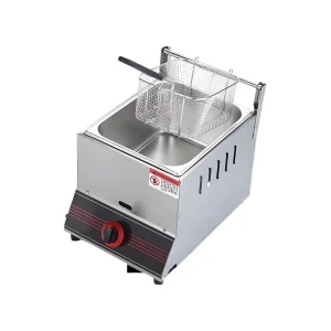 Commercial 6L Stainless Steel Gas Deep Fryer Gas Fryer Chicken Chips Fryer Machine