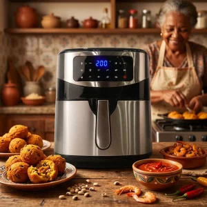 Commercial 9.2L Large Capacity Air Fryer 1800W Digital Touch Screen Electric Oven with PTFE Coating Control Family Use KA32003