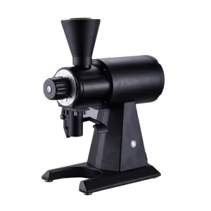 Commercial 98mm Titanium Alloy Burr Coffee Grinder 1000W 220V 110V Semi Automatic 16 Gears Grinding Scales