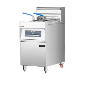 Commercial Adjustable Potato French Fries Chicken 2 Tank 2 Basket Deep Fryer
