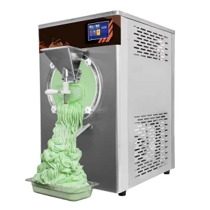 Commercial Adjustable Speed Hard Ice Cream Machine 48L/H Gelato Ice Cream Making Machine Freezer Ice Cream Maker