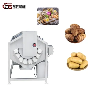 Commercial Automatic Brush Washing Machine with Motor for Soybean and Corn Cleaning Fruit & Vegetable Washing Equipment