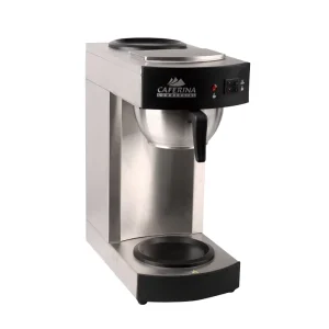 Commercial Automatic Coffee Machine Glass Drip Pot Stainless Steel Housing Electric 1.8L Capacity Temperature Control for