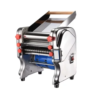 Commercial Automatic Electric Dough Sheeter Noodle Making Pasta Maker Dough Roller Noodle Cutting Machine 140mm