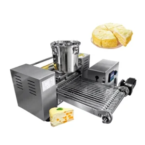 Commercial Automatic Flipping Crepe Cake Maker Thousand Layer Pancake Skin Board Crepe Making Machine