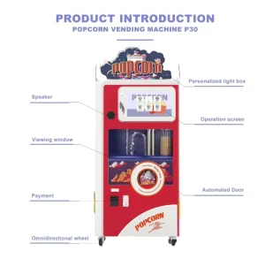 Commercial Automatic Popcorn Machine